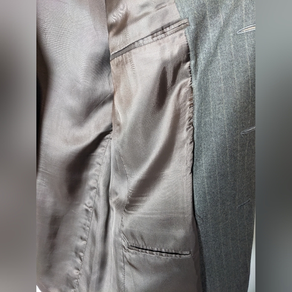 Nordstrom Joseph Abboud, 100% Wool Men's Sport Coat, Gray, 39R - Picture 4 of 7